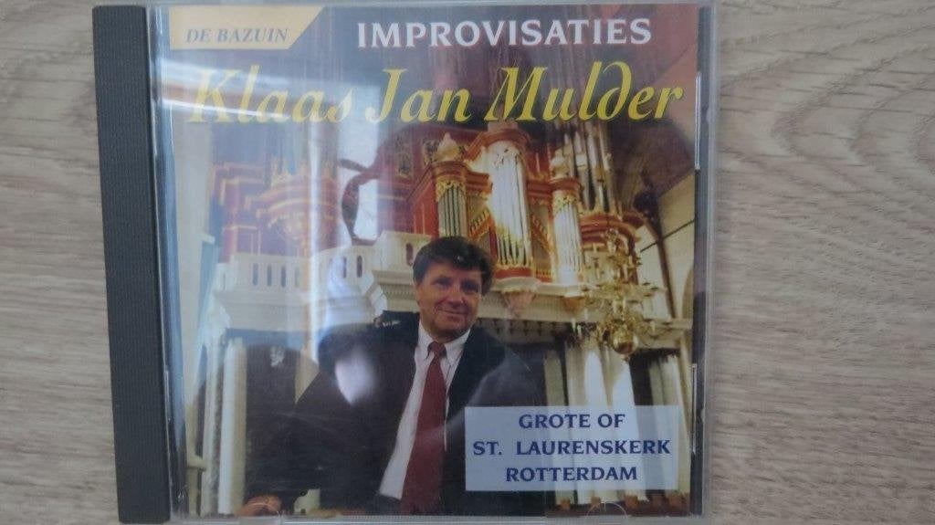 Cd orgel: Klaas Jan Mulder, improvisaties Laurenskerk R'dam, Ophalen of Verzenden, Zo goed als nieuw, Gospel