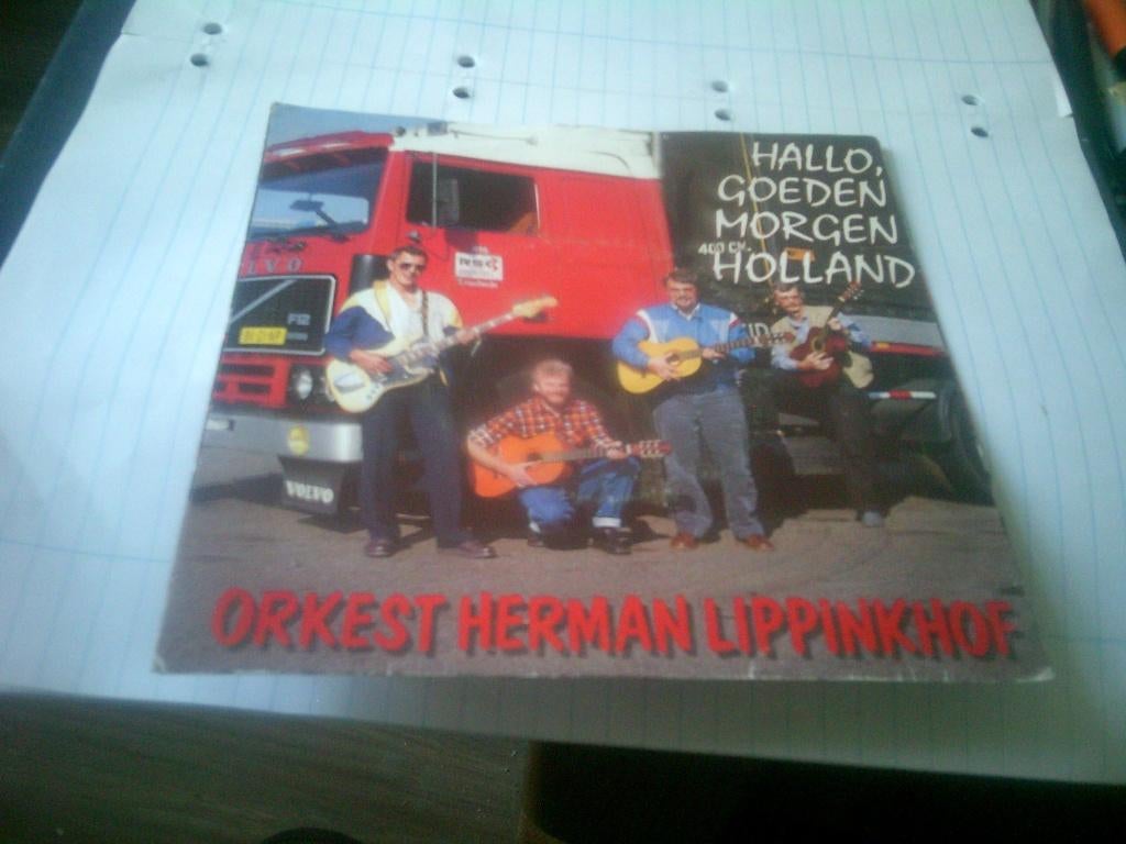 HERMAN LIPPINKHOF HALLO , GOEDE MORGEN HOLLAND - ONSCHULDIG, Ophalen of Verzenden, Zo goed als nieuw, Overige formaten, Levenslied of Smartlap