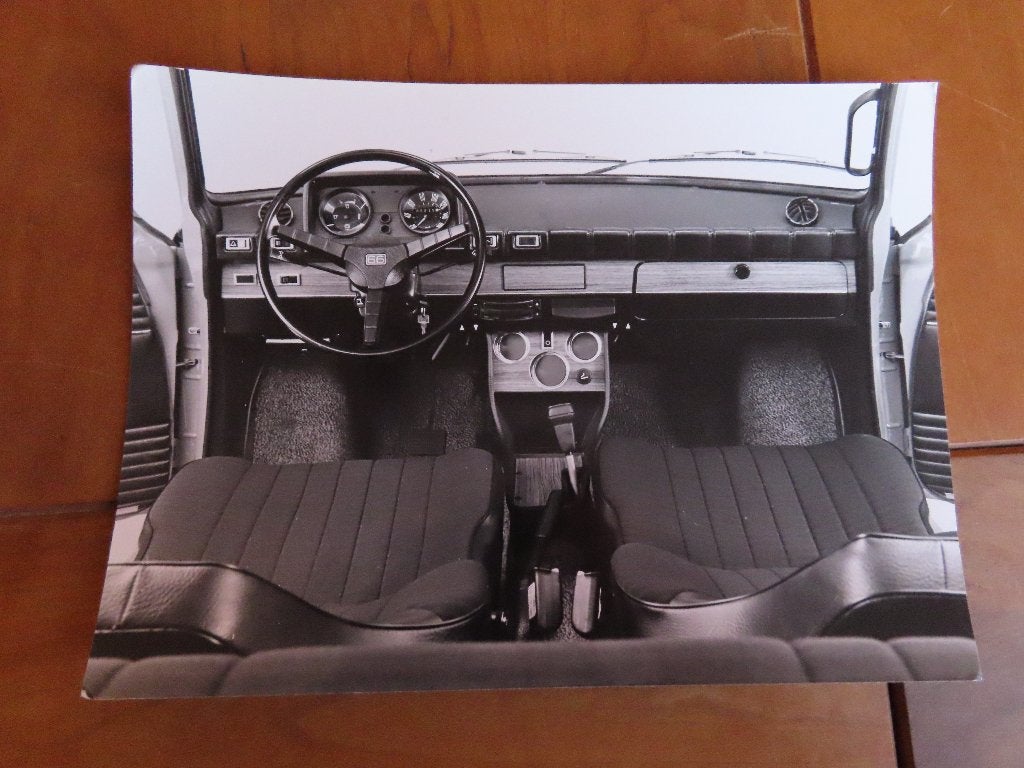 Persfoto DAF 66 interieur / dashboard 1975, Ophalen of Verzenden, Zo goed als nieuw, Overige merken, DAF