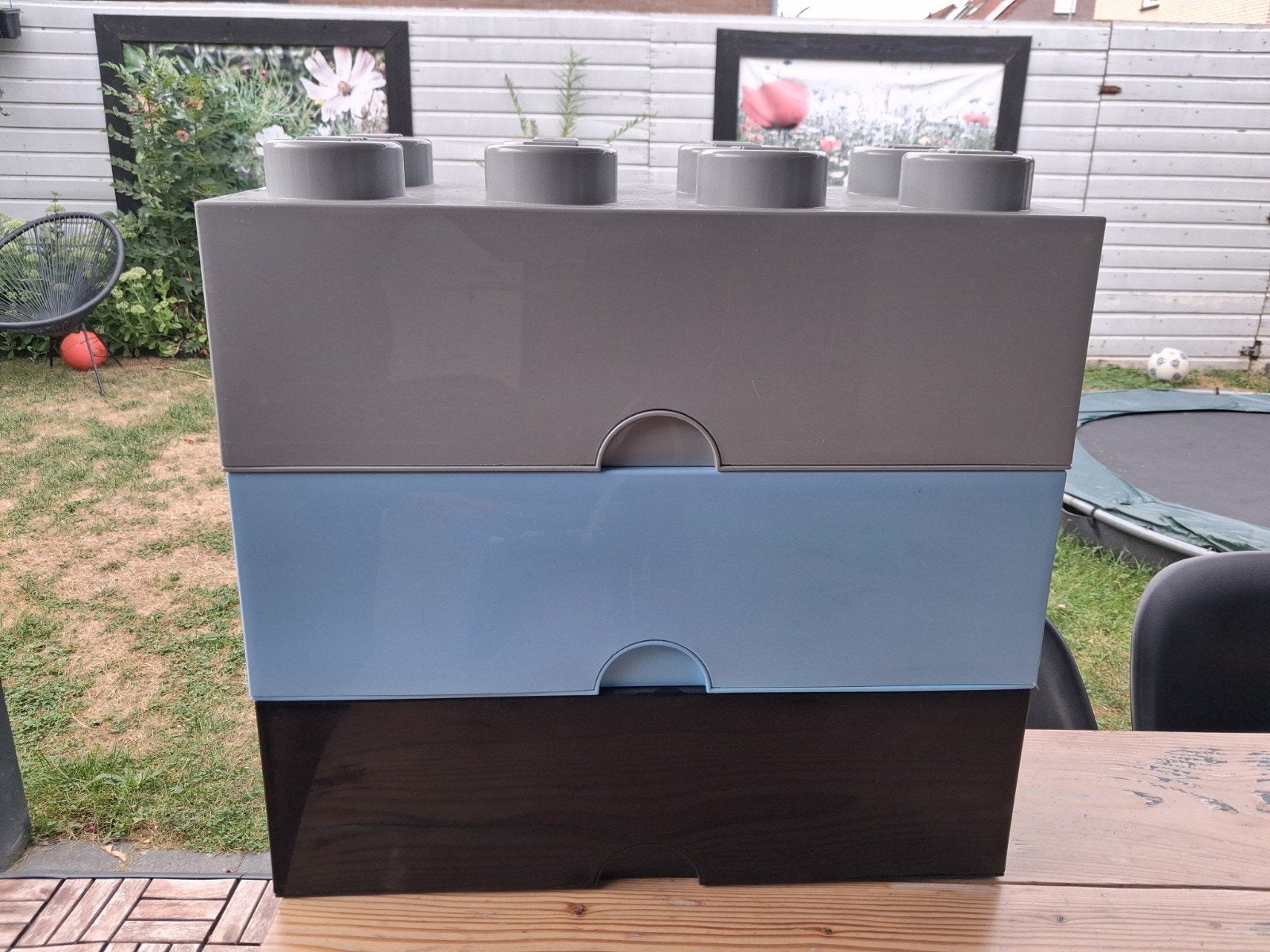 3 lego bakken (leeg), Ophalen, Gebruikt, Lego