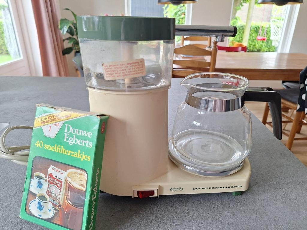 Vintage Douwe Egberts Koffiezetapparaat Technivorm, Witgoed en Apparatuur, Ophalen, Gebruikt, Koffiemachine, Gemalen koffie