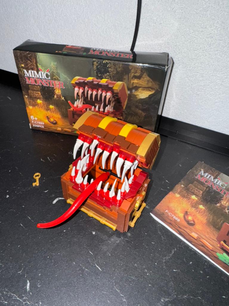 bouwstenen Mimic Monster schatkist 6+ game of dragons spel, Kinderen en Baby's, Speelgoed | Bouwstenen, Ophalen of Verzenden, Zo goed als nieuw