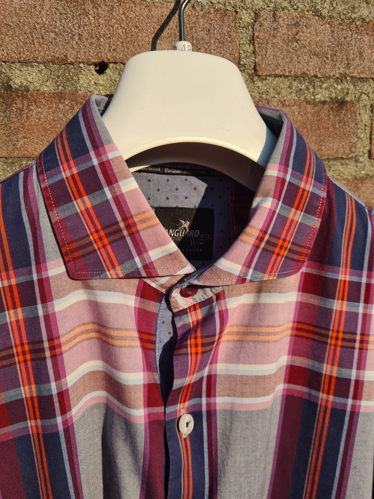 Als NIEUW!! - Vanguard - Overhemd, Maat XL., Kleding | Heren, Overhemden, Ophalen of Verzenden, Zo goed als nieuw, Vanguard, Halswijdte 43/44 (XL)