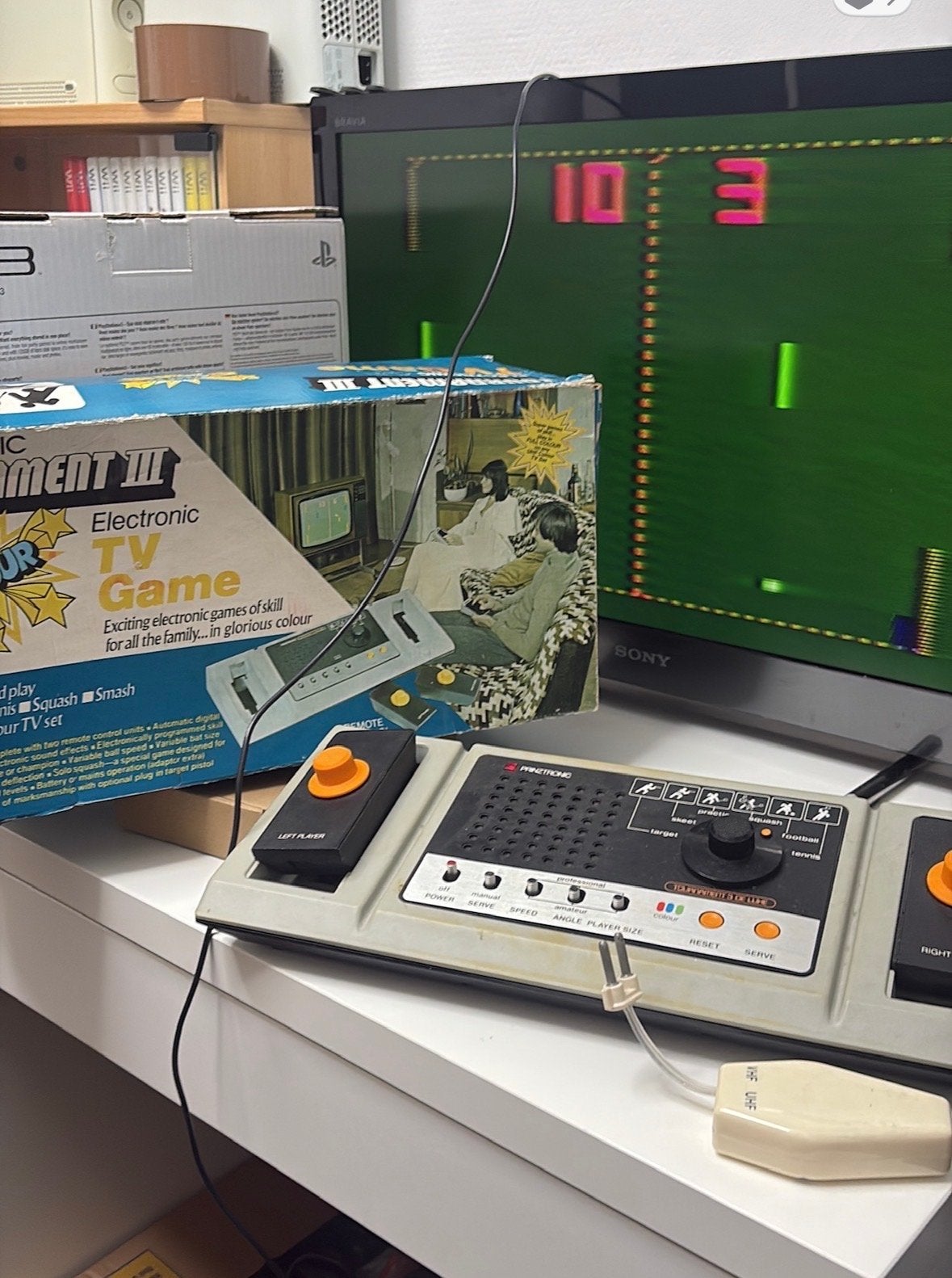 Vintage Grandstand Tournament III Electronic TV Game, Geen, Ophalen of Verzenden, Gebruikt, Overige merken