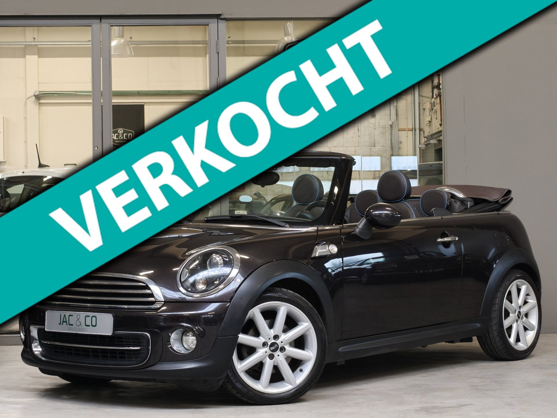 Mini Cabrio 1.6 Cooper Highgate NAP Leder Xenon, Auto's, Gebruikt, 4 cilinders, 4 stoelen, Handgeschakeld