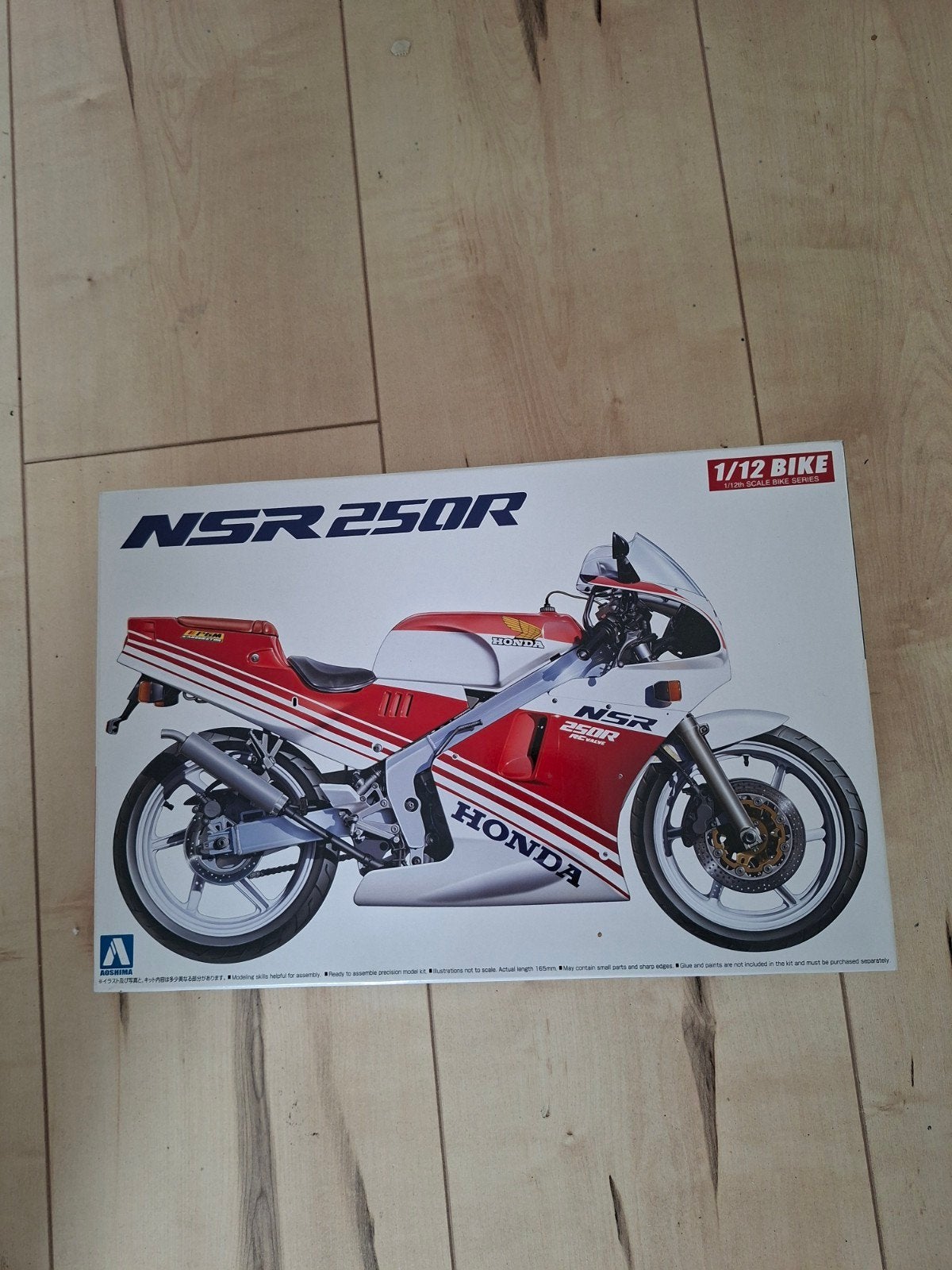 Honda NSR250R 1/12 Aoshima, Overige merken, Nieuw, Ophalen of Verzenden, Groter dan 1:32
