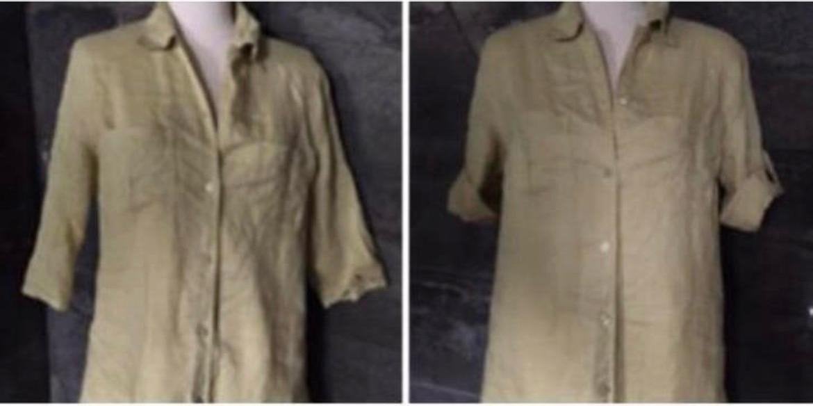 Mooie merk Verse Safari Linnen Blouse Maat 36-38, Ophalen, Zo goed als nieuw, Maat 38/40 (M), Groen