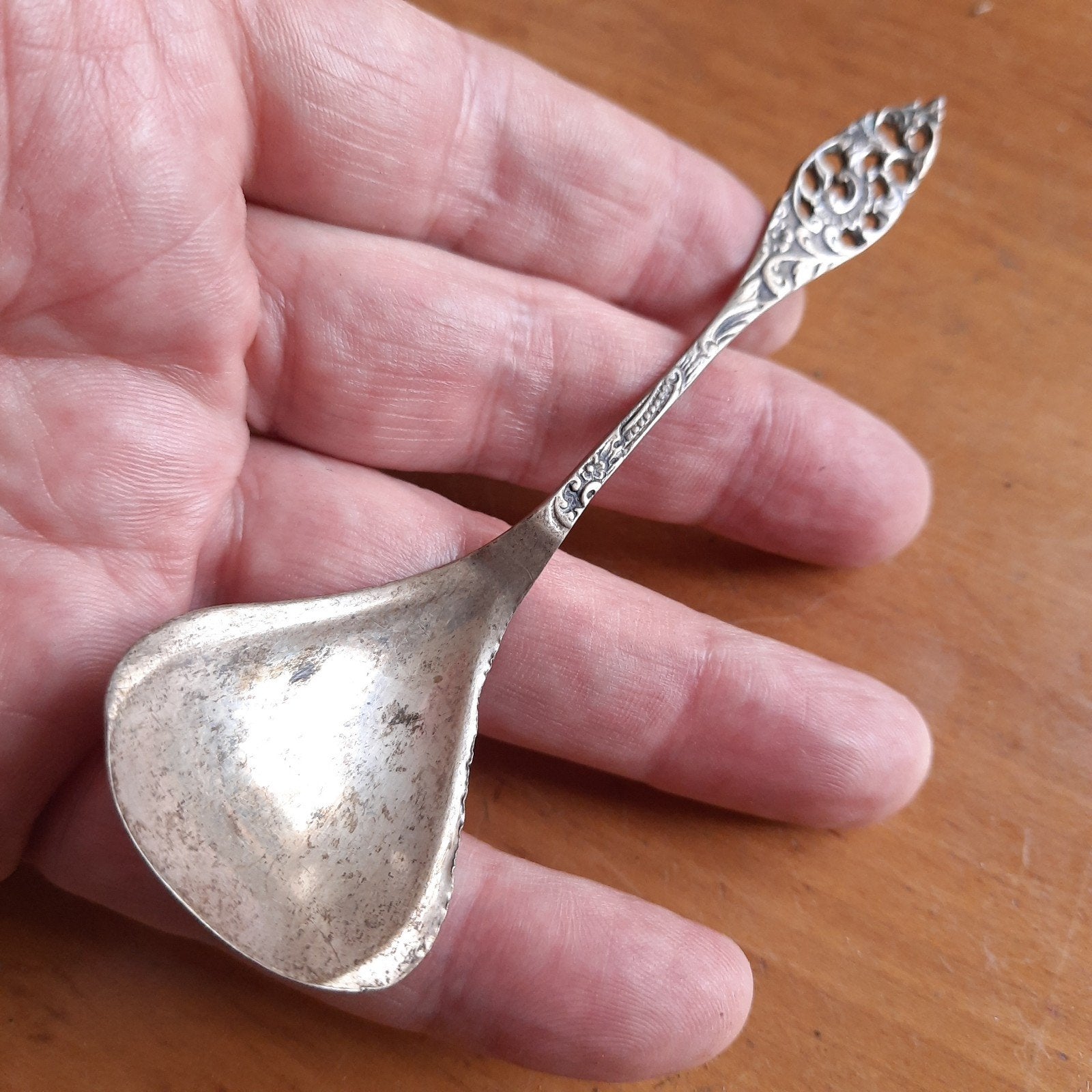 Zilveren Suikerschep Tweede Gehalte 11,85 gram, Verzenden, Zo goed als nieuw, Zilver, Zilver