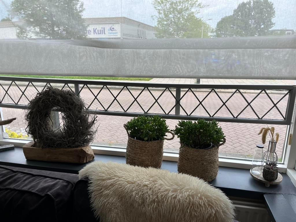 Glas in lood raampanelen, kleur grijs, Ophalen, Gebruikt, Overige typen, Minder dan 80 cm