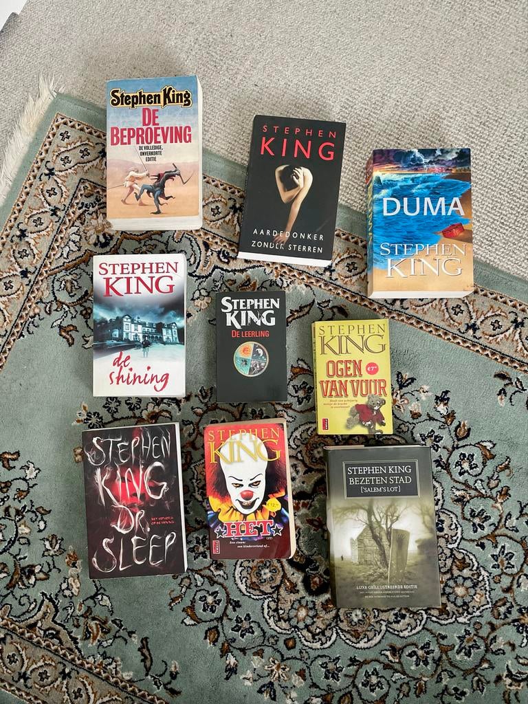 Stephen King boekenserie (als set of losse serie), Boeken, Ophalen of Verzenden, Zo goed als nieuw, Nederland