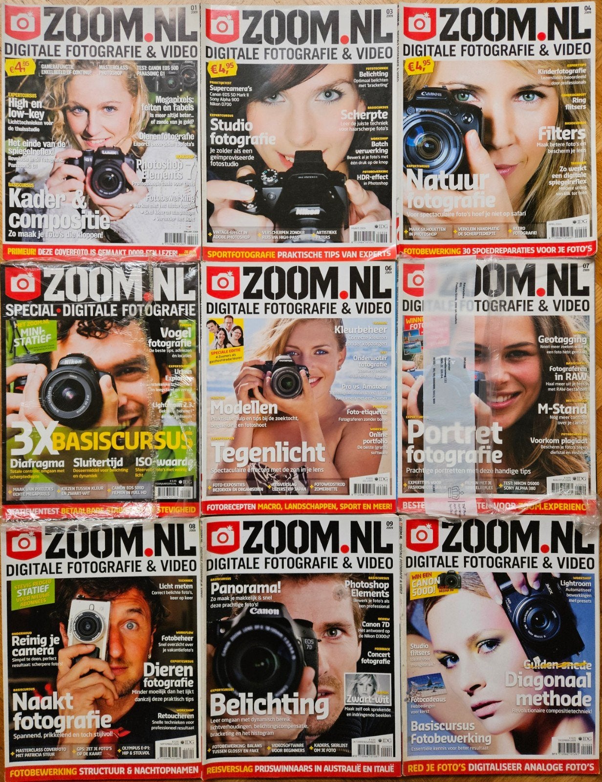 Zoom Digitale Fotografie & Video - Jaargang 2009 (ongelezen), Boeken, Tijdschriften en Kranten, Ophalen, Zo goed als nieuw, Overige typen