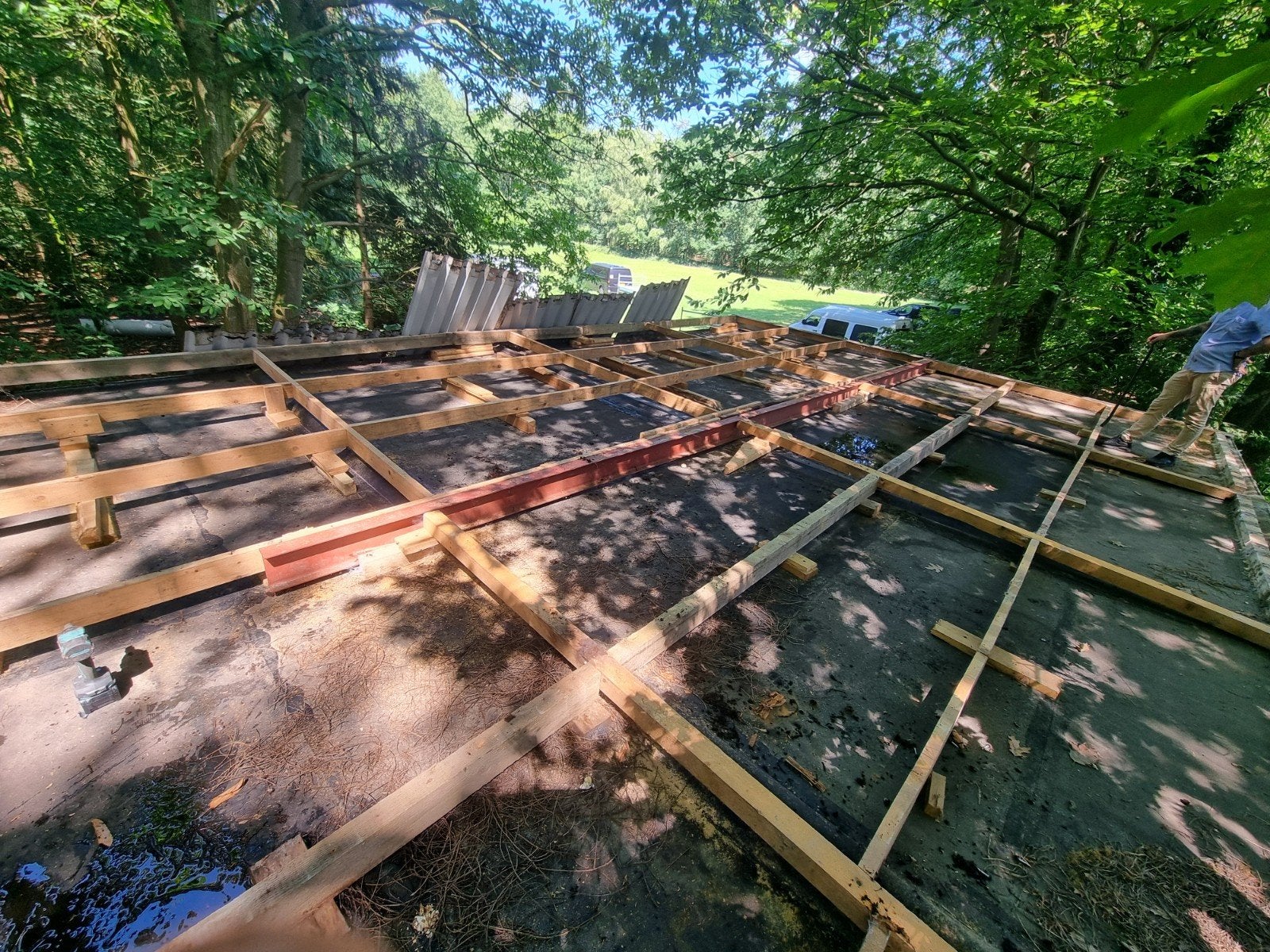 Hea 160 bint  8 meter en 20cm lang, Ophalen, Zo goed als nieuw, IJzer
