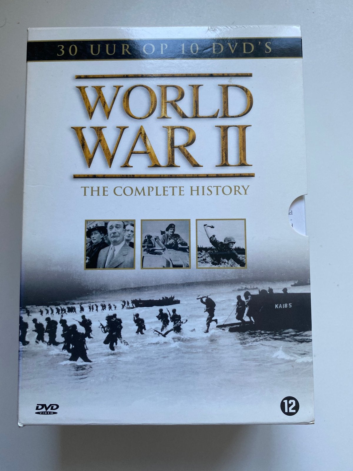 Dvd box World War II the complete history, Vanaf 16 jaar, Oorlog of Misdaad, Nederlands, Ophalen of Verzenden