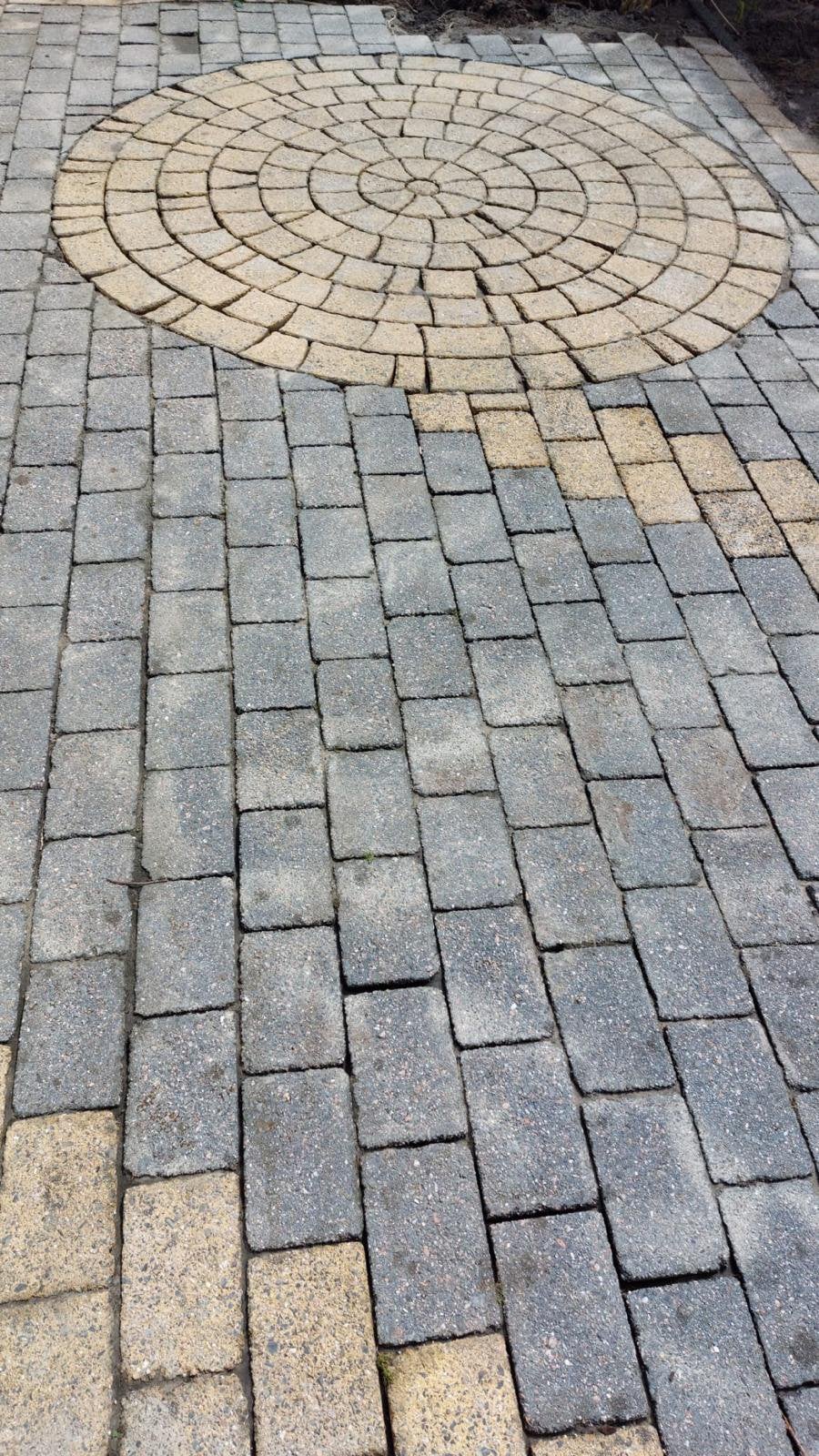 Tuinbestrating ongeveer 25 m2, Tuin en Terras, Tegels en Klinkers, Ophalen, Zo goed als nieuw, Beton, Klinkers