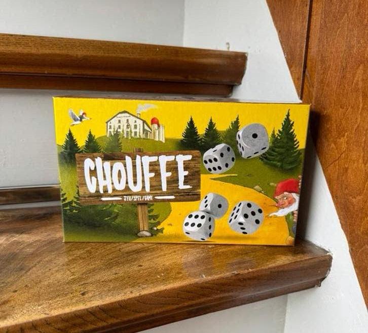 La Chouffe Yahtzee dobbelspel, Verzamelen, Biermerken, Ophalen of Verzenden, Zo goed als nieuw, Overige typen, Overige merken