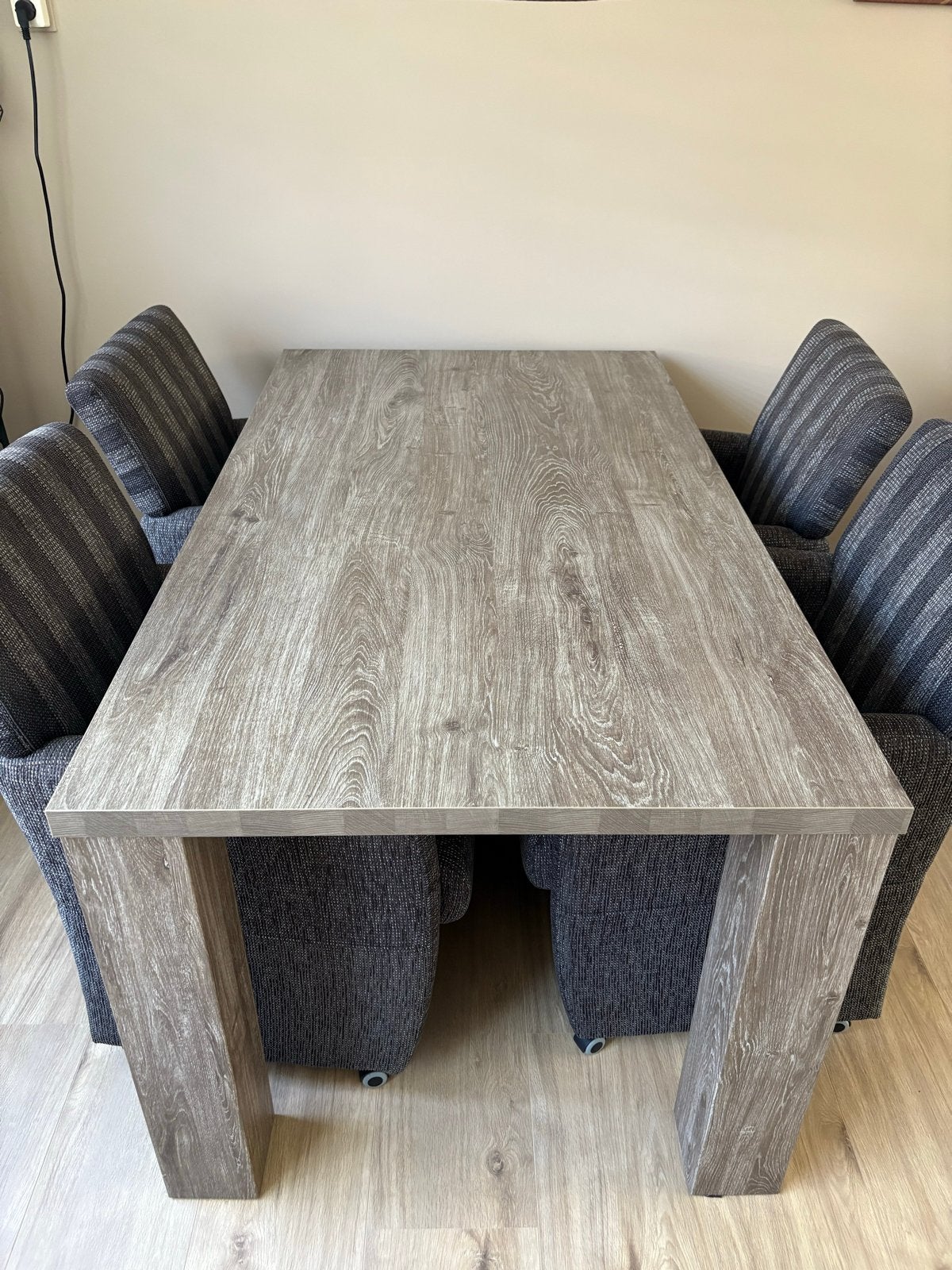 Lamulux eettafel, Huis en Inrichting, Ophalen, Gebruikt, 50 tot 100 cm, 150 tot 200 cm