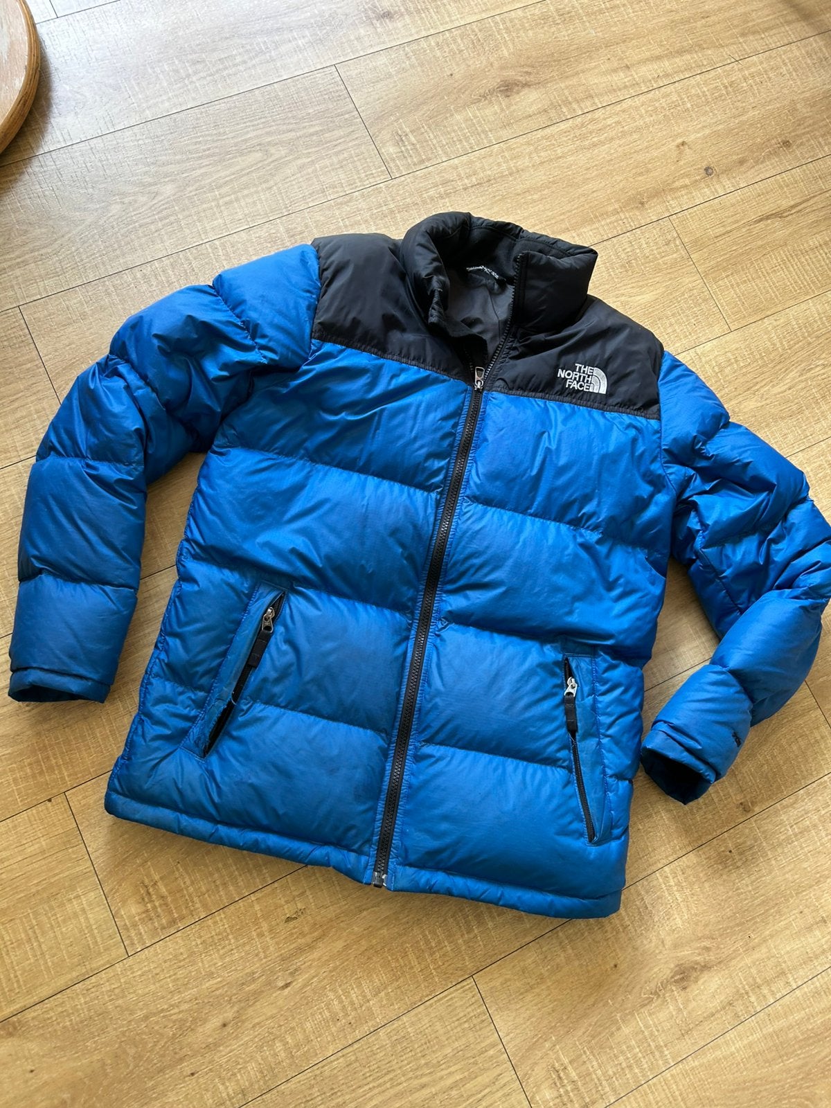 164 170 176 the north face winterjas jongen puffed 700 xl, Ophalen of Verzenden, Gebruikt, Jongen, Jas