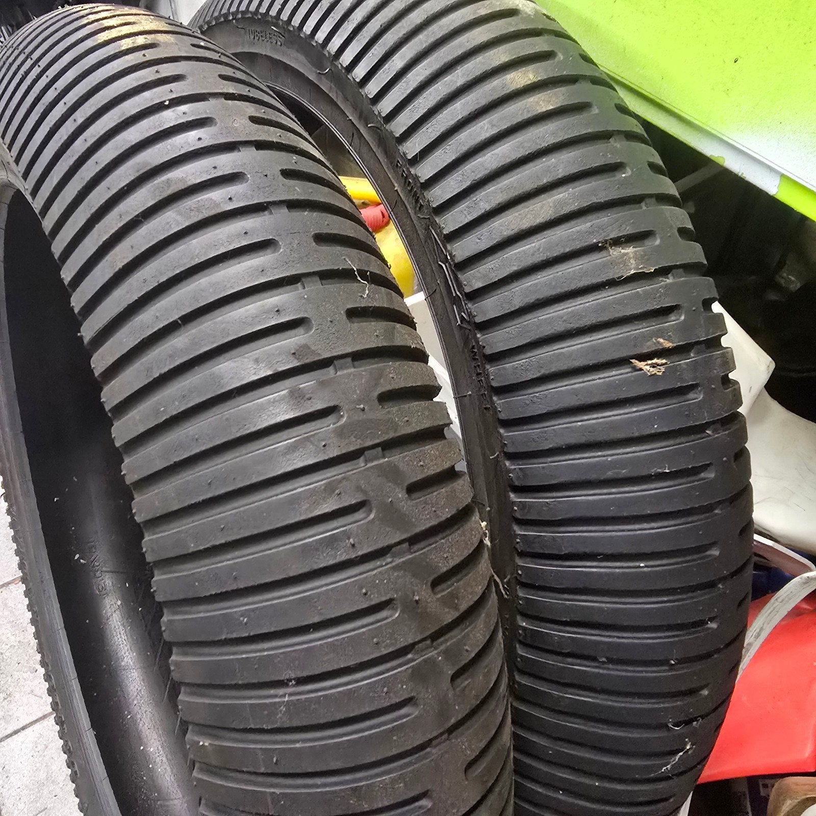 2x Dunlop Regenbanden 125/80/17 KR191 Supermoto, Motoren, Ophalen of Verzenden, Gebruikt