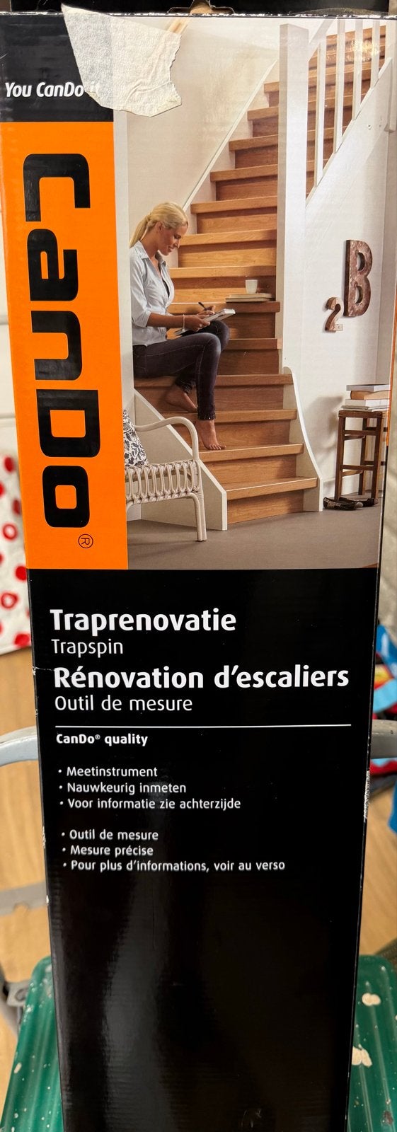 CanDo Trapspin Meetinstrument voor Traprenovatie, Doe-het-zelf en Verbouw, Ophalen, Nieuw