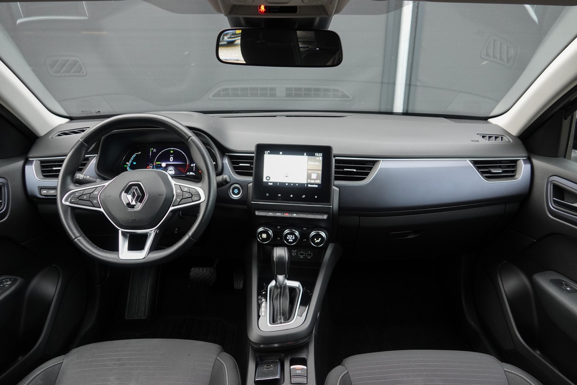 Renault Arkana 1.6 E-Tech Hybrid 145 Zen | Achteruitrijcamer, Auto's, Arkana, Stof, Gebruikt, Zwart