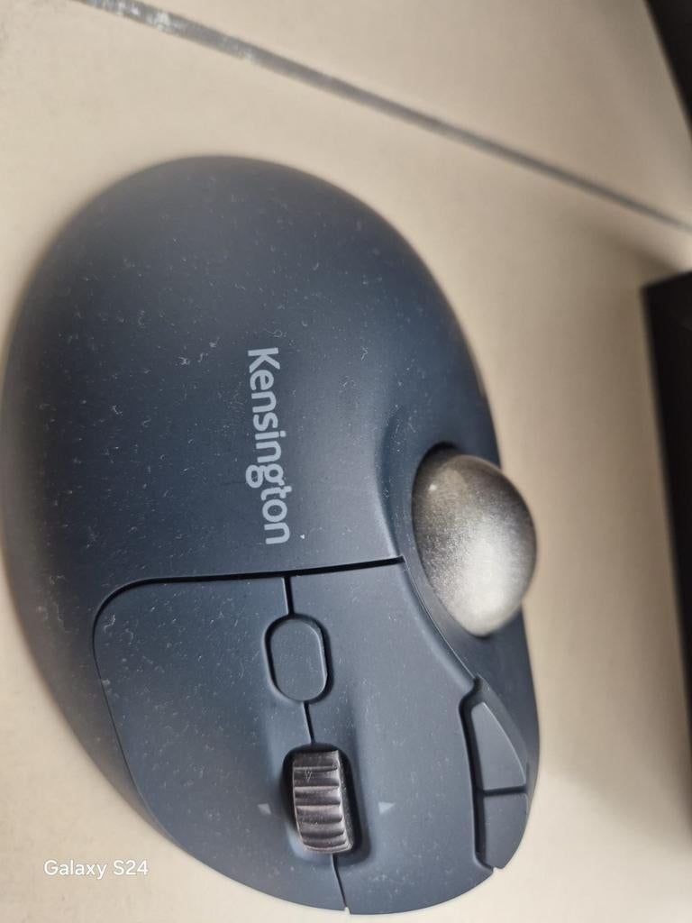 Kensington Trackball Muis - Ergonomisch en Draadloos, Computers en Software, Muizen, Ergonomisch, Verzenden, Draadloos, Trackpad