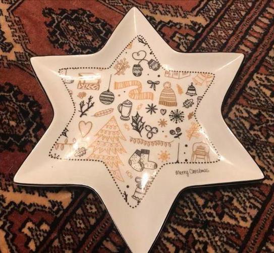 Kerst hapjes schaal, Diversen, Kerst, Ophalen, Zo goed als nieuw