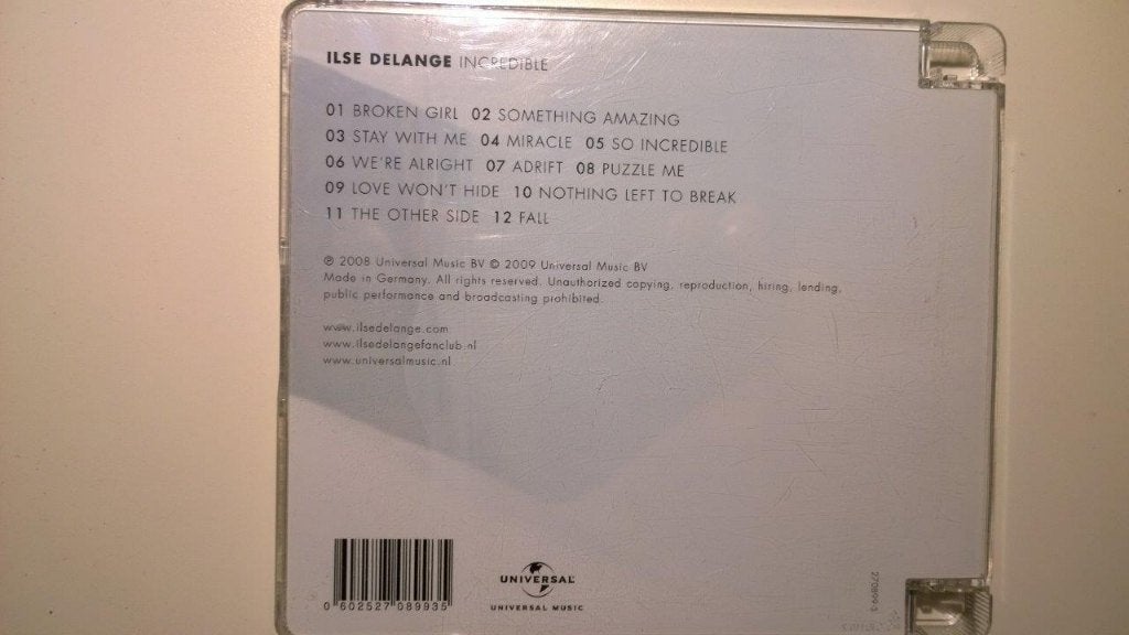 Ilse DeLange - Incredible, Ophalen of Verzenden, Zo goed als nieuw, Album