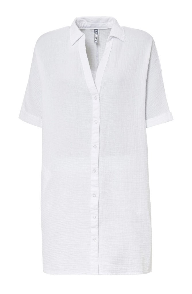 BONPRIX Nieuwe lange witte tuniek blouse MOUSSELINE mt 46!, Kleding | Dames, Grote Maten, Bonprix, Nieuw, Ophalen of Verzenden