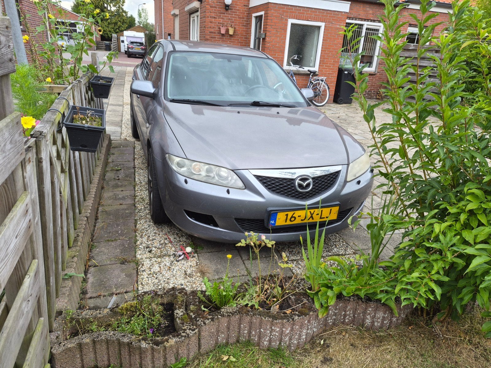 Mazda 6 2.3 Sport Active 2002 Grijs, Auto's, Mazda, Voorwielaandrijving, 1330 kg, 4 cilinders, 2261 cc