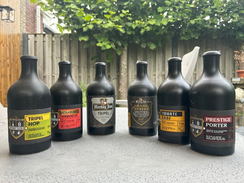 Bierkruiken Hertog-Jan (leeg), Verzamelen, Biermerken, Ophalen of Verzenden, Zo goed als nieuw, Flesje(s), Hertog Jan