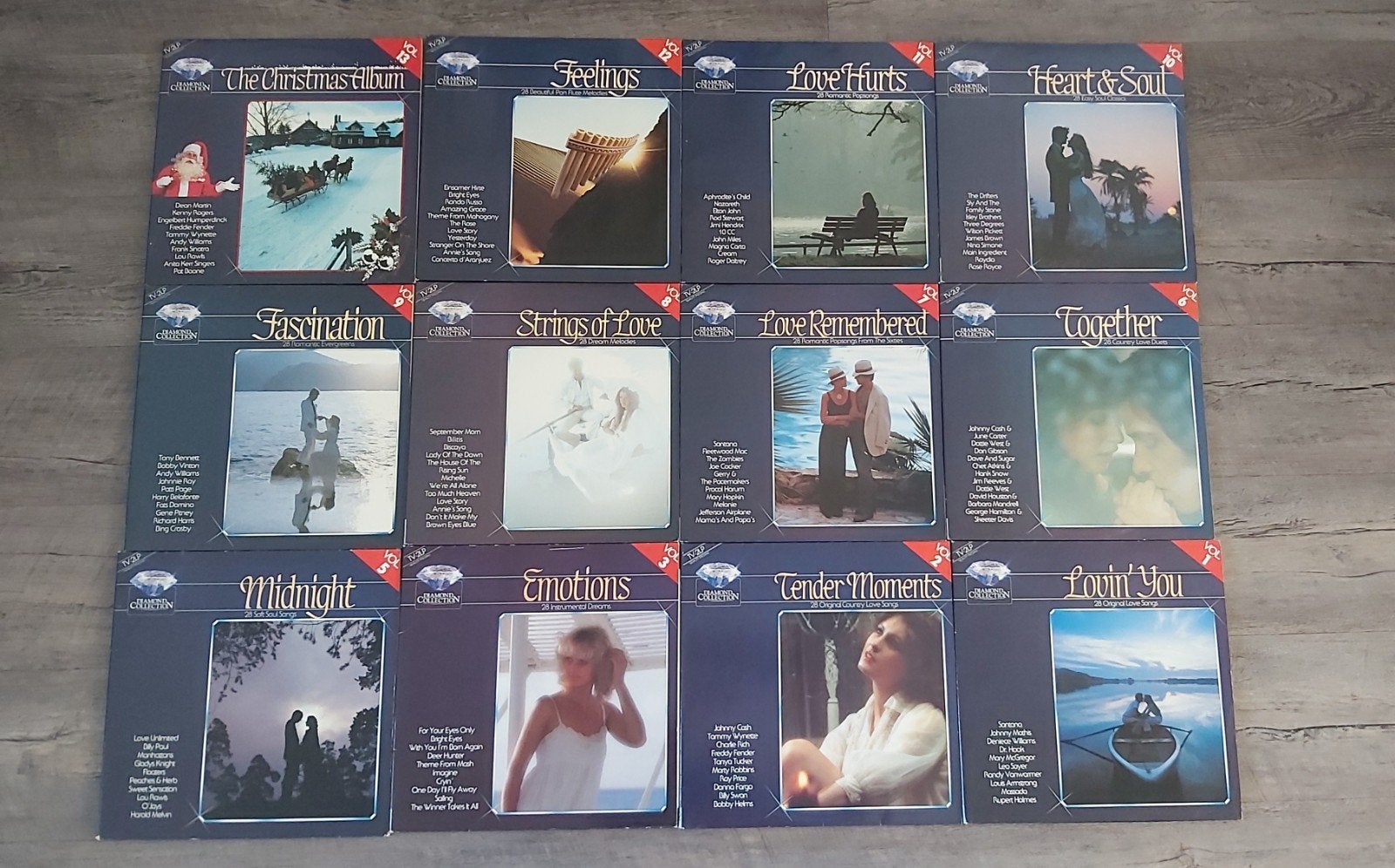 Vinyl the diamond collection 12 dubbel elpees in één box, Wereldmuziek, Ophalen of Verzenden, Zo goed als nieuw, 12 inch