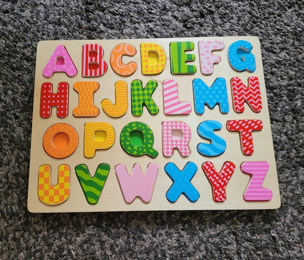 Alfabet puzzel, Kinderen en Baby's, Speelgoed | Kinderpuzzels, Ophalen of Verzenden, Zo goed als nieuw