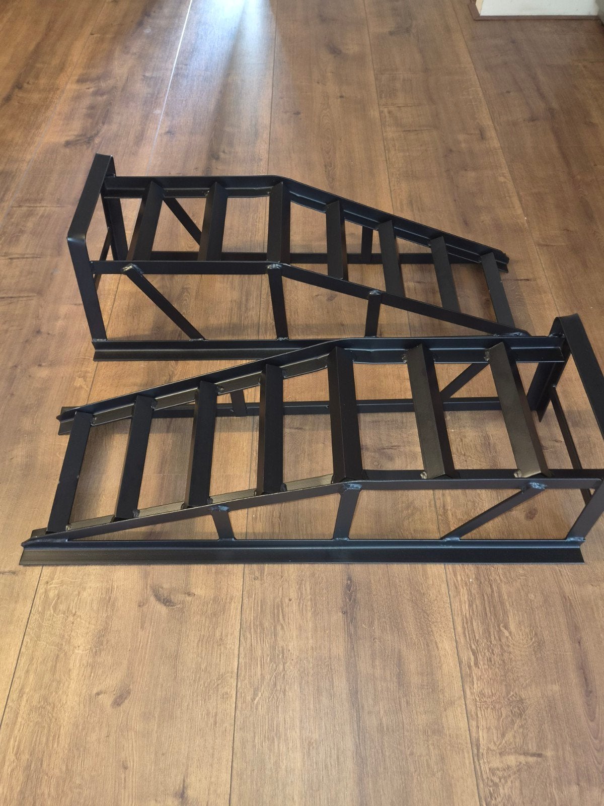 HBM oprijbokken set voor auto 2000 kg, 940x350x290mm, Ophalen, Gebruikt