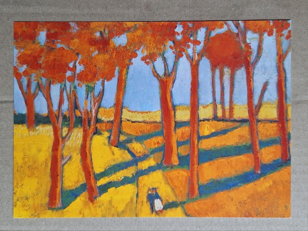 Toon Hermans - Landschap met geliefden, Verzamelen, Ophalen of Verzenden, 1980 tot heden, Ongelopen, Overige thema's