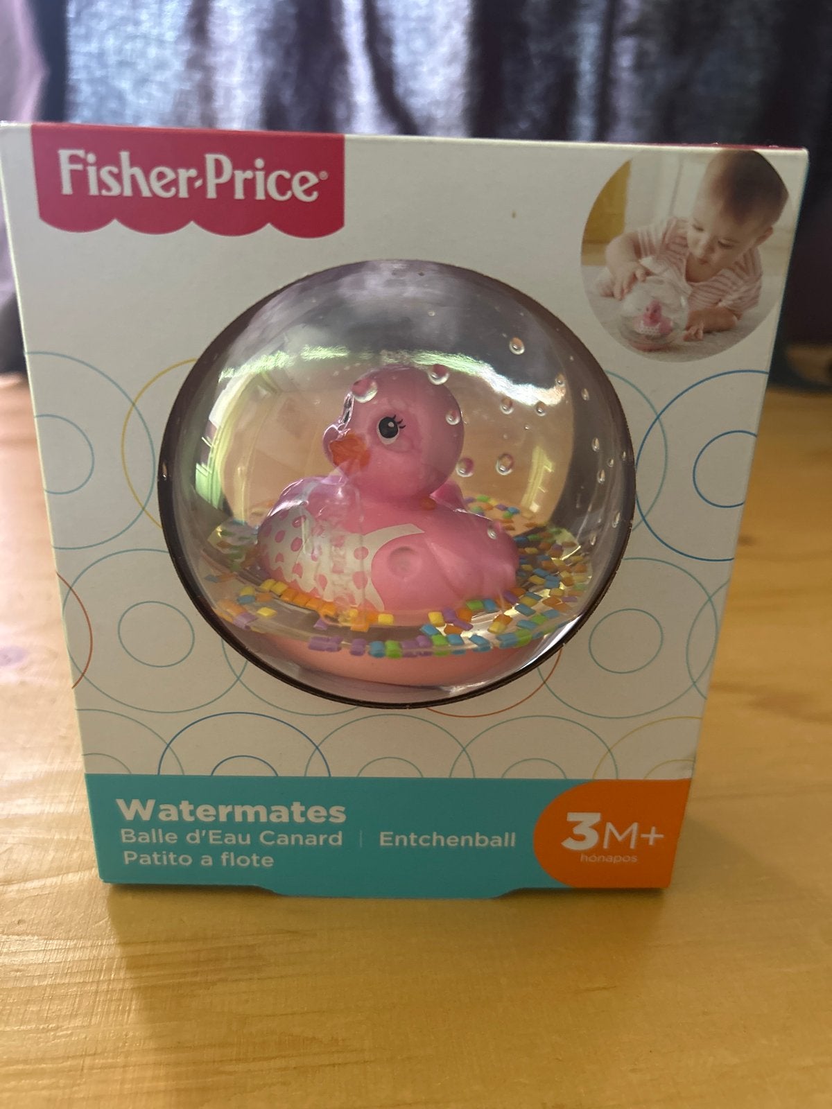 Fisher-Price Watermates badeendje bal ROSE / NIEUW, Ophalen of Verzenden, Nieuw, Overige typen