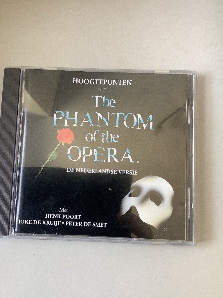 The phantom of the opera,de Nederlandse versie., Ophalen of Verzenden, Zo goed als nieuw, Levenslied of Smartlap