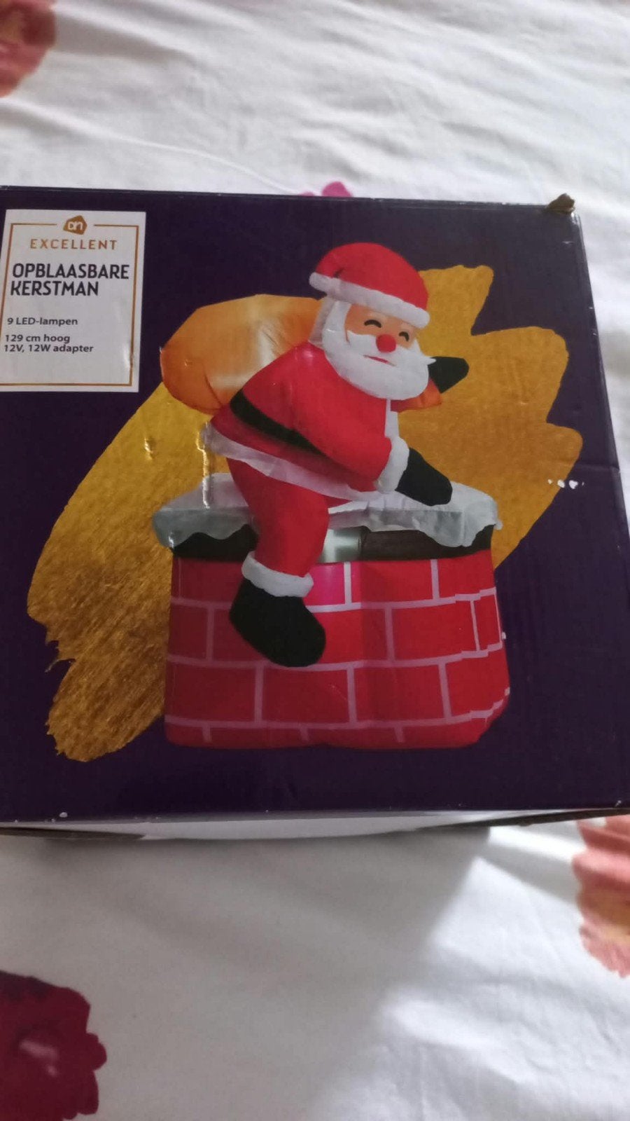 Kerstman opblaasbaar., Ophalen, Nieuw