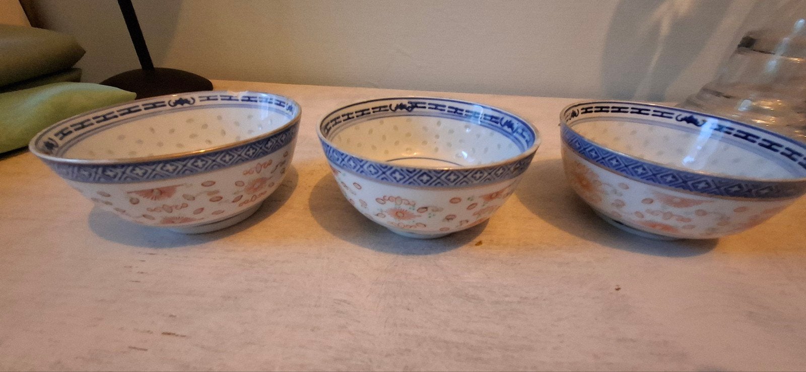 Set van 3 Chinese soepkommen met lepels - Aziatisch design, Ophalen of Verzenden
