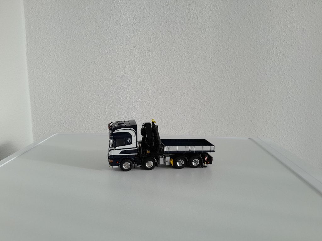Scania Highline van Arjan Kandt met kraan en bakje., Verzenden, Nieuw, Bus of Vrachtwagen, Wsi