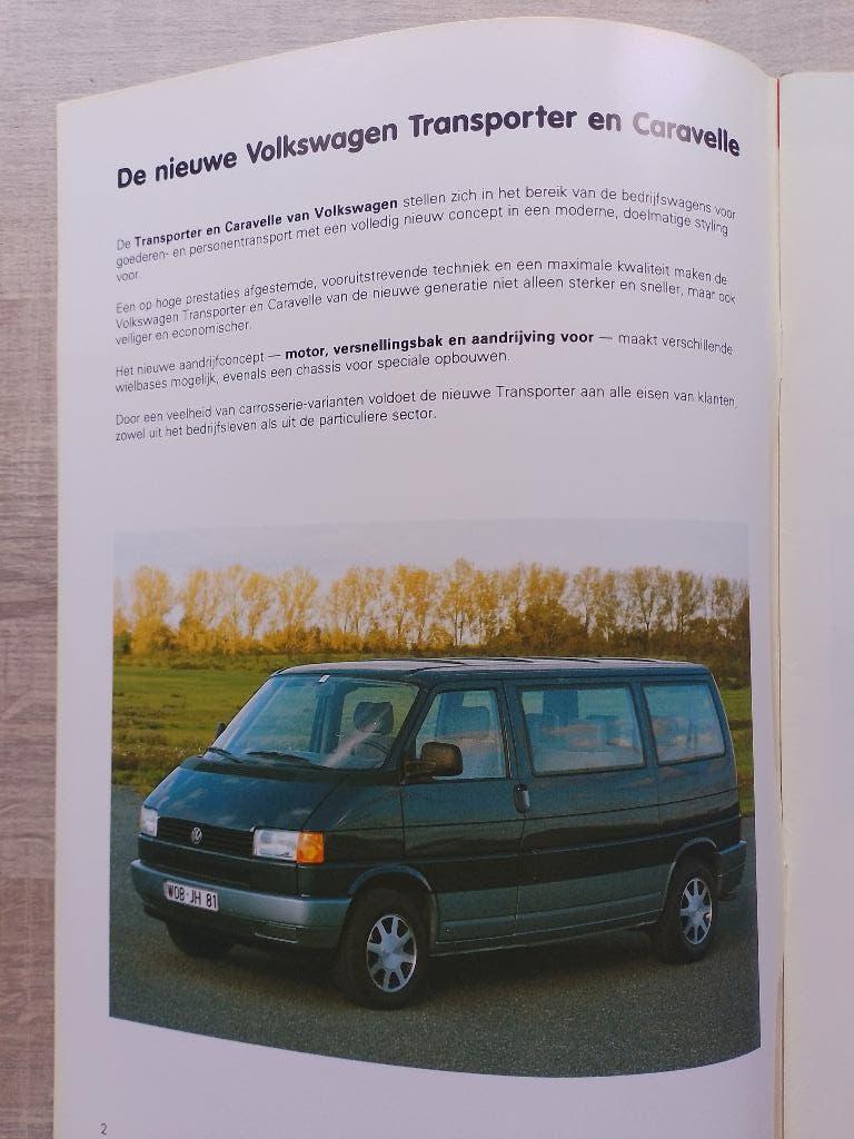 Dealerboek Vw Transporter Caravelle T4 Constructie + werking, Ophalen of Verzenden, Gelezen, Volkswagen