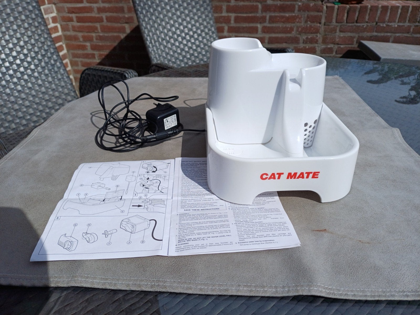 Stromend fontein waterbak v/d Cat, Ophalen of Verzenden, Zo goed als nieuw