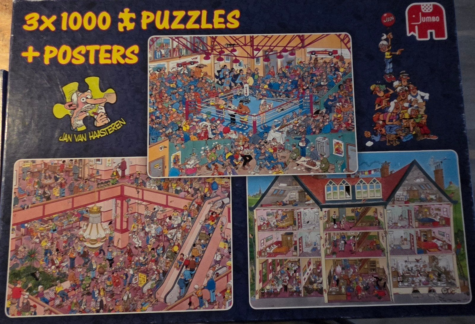 Jan van Haasteren Puzzels - Diverse Aantallen Stukjes, Ophalen of Verzenden, Meer dan 1500 stukjes, Gebruikt, Legpuzzel