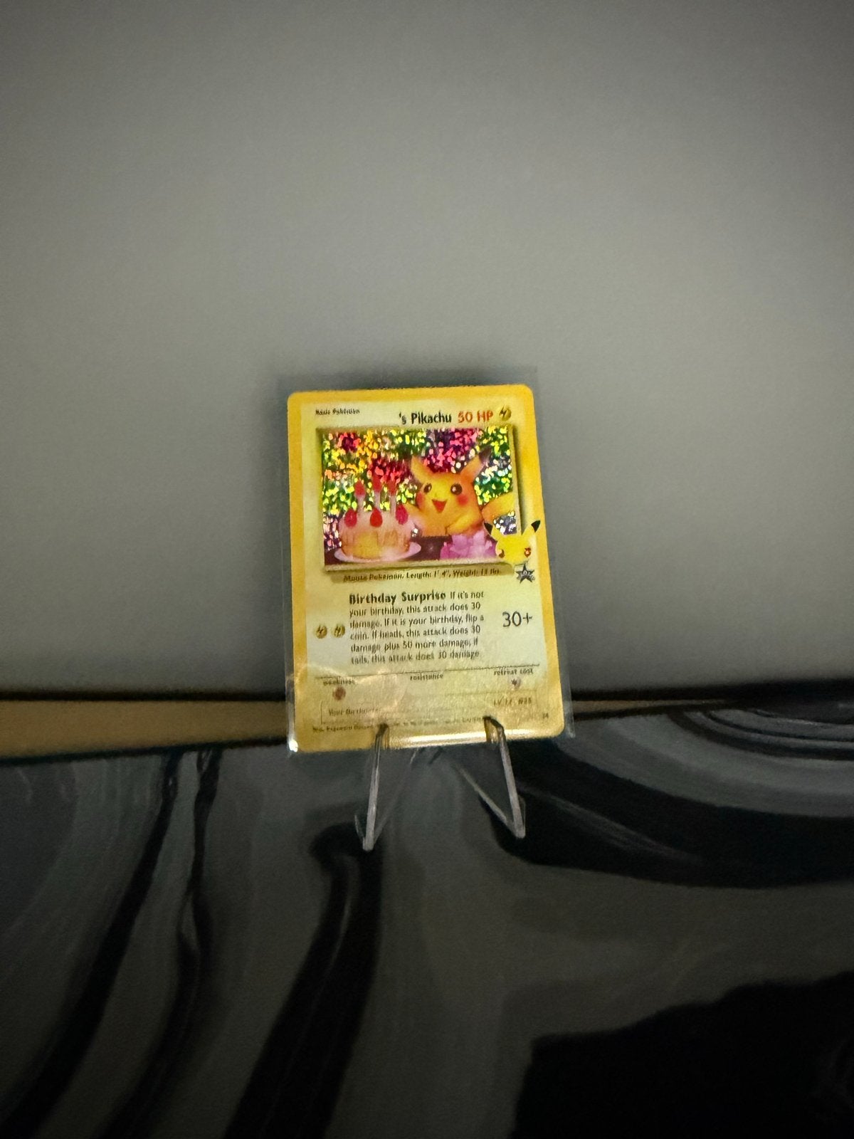 Pokémon Kaart - Pikachu Celebrations Birthday, Ophalen of Verzenden, Zo goed als nieuw, Losse kaart