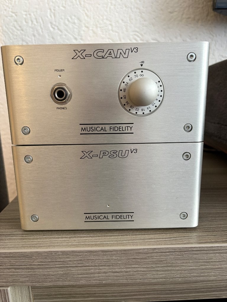 Musical Fidelity X-Can V3 + X-PSU, Overige merken, Ophalen of Verzenden, Zo goed als nieuw, Minder dan 60 watt