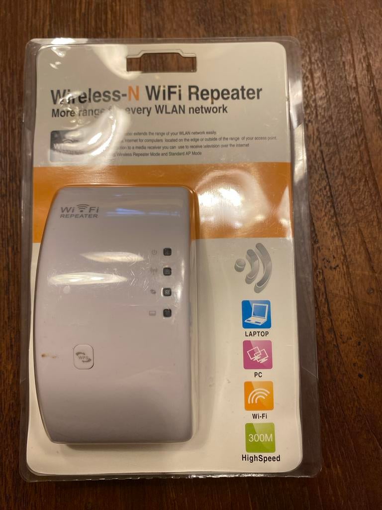 Wireless-N WiFi Repeater, Ophalen of Verzenden, Nieuw