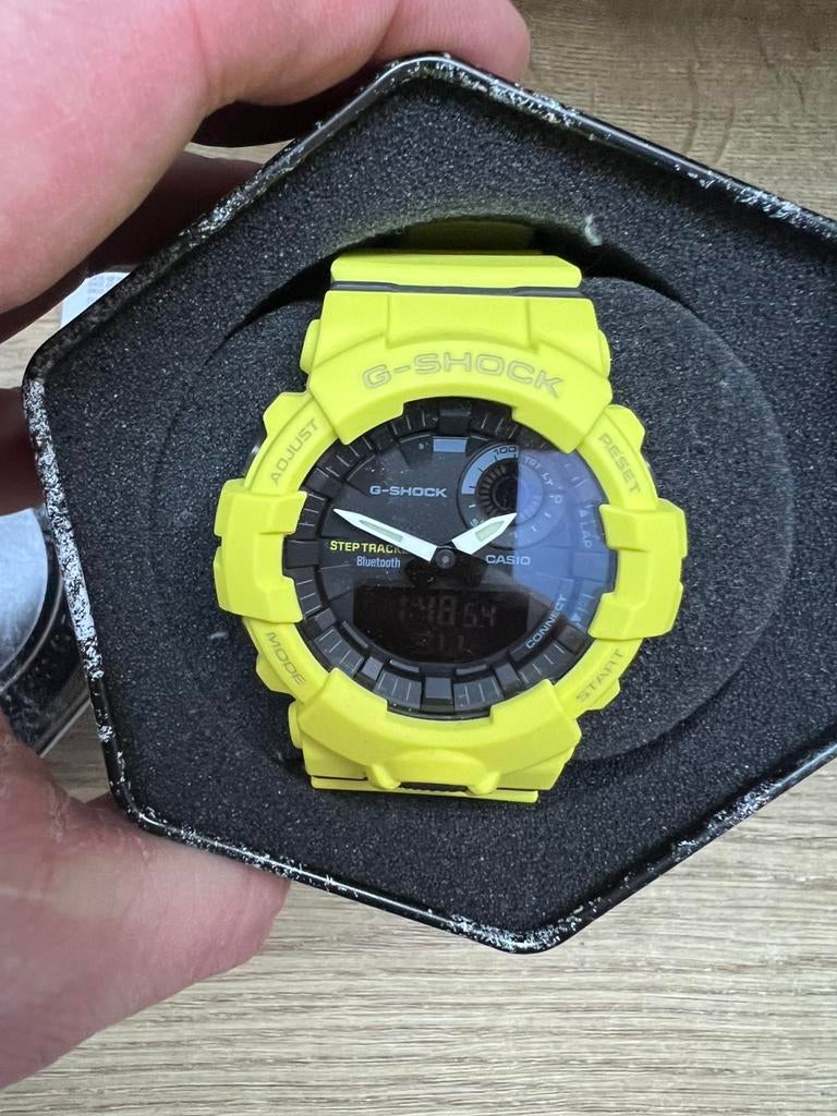Casio G-Shock GBA-800 Bluetooth – met doos en papieren, Sieraden, Tassen en Uiterlijk, Horloges | Heren, Casio, Kunststof, Gebruikt