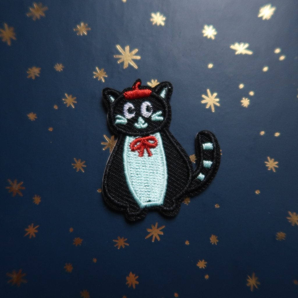 Kat opstrijkplaatje Patch Badge Applique, Hobby en Vrije tijd, Verzenden, Nieuw, Overige applicaties