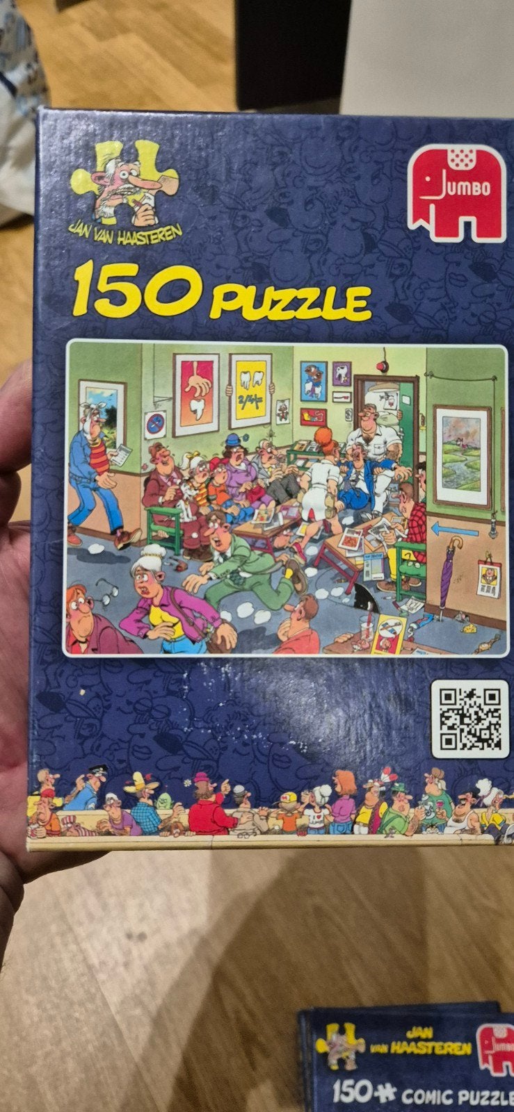 Jan van haasteren 150 stukjes bij de tandarts, Hobby en Vrije tijd, Denksport en Puzzels, Ophalen of Verzenden, Minder dan 500 stukjes