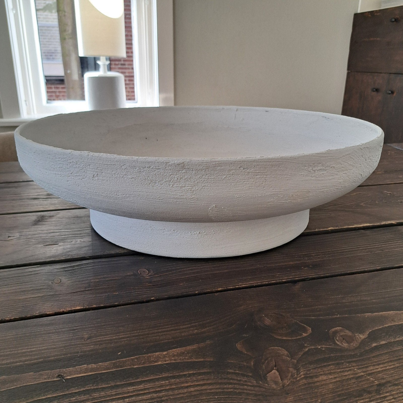 Grote decoratieve schaal - 59 cm diameter, Huis en Inrichting, Ophalen, Gebruikt, Rond, Porselein of Keramiek