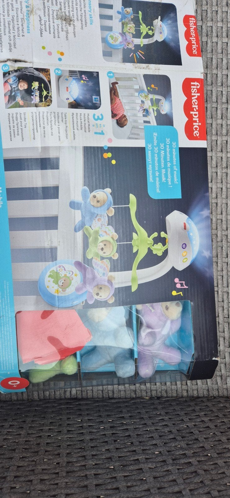 Fisher-Price Baby Mobiel met Licht en Geluid - Nieuw, Ophalen of Verzenden, Nieuw, Mobiel, Met licht